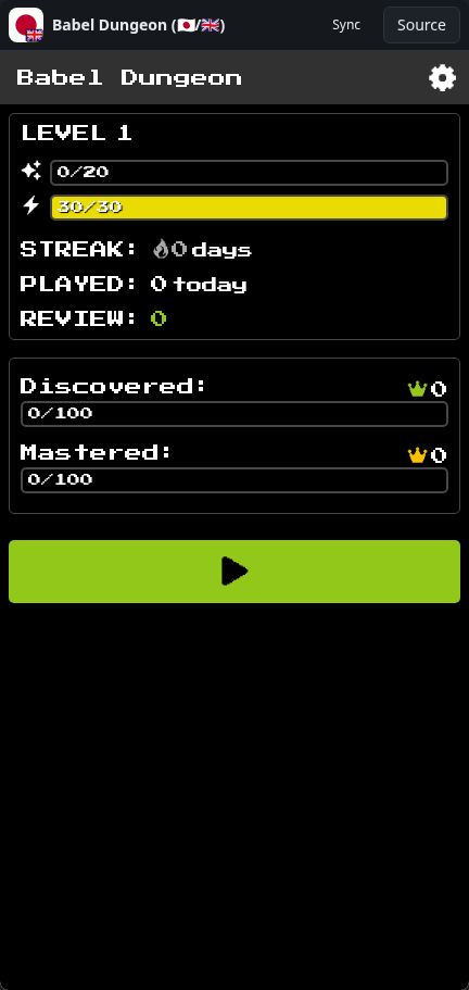 Babel Dungeon (๐ฏ๐ต/๐ฌ๐ง): dungeon