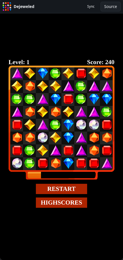 Dejeweled: playing