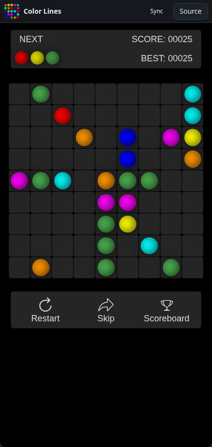 Color Lines: line