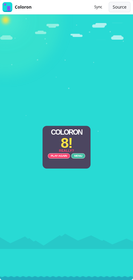 Coloron: scores