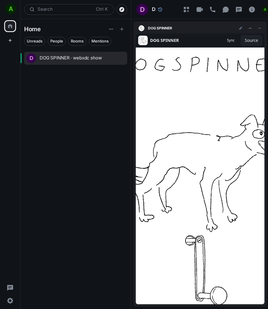 DOG SPINNER: end 1 ada