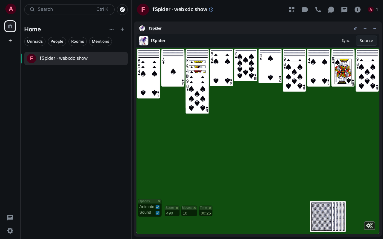 fSpider: end 1 ada