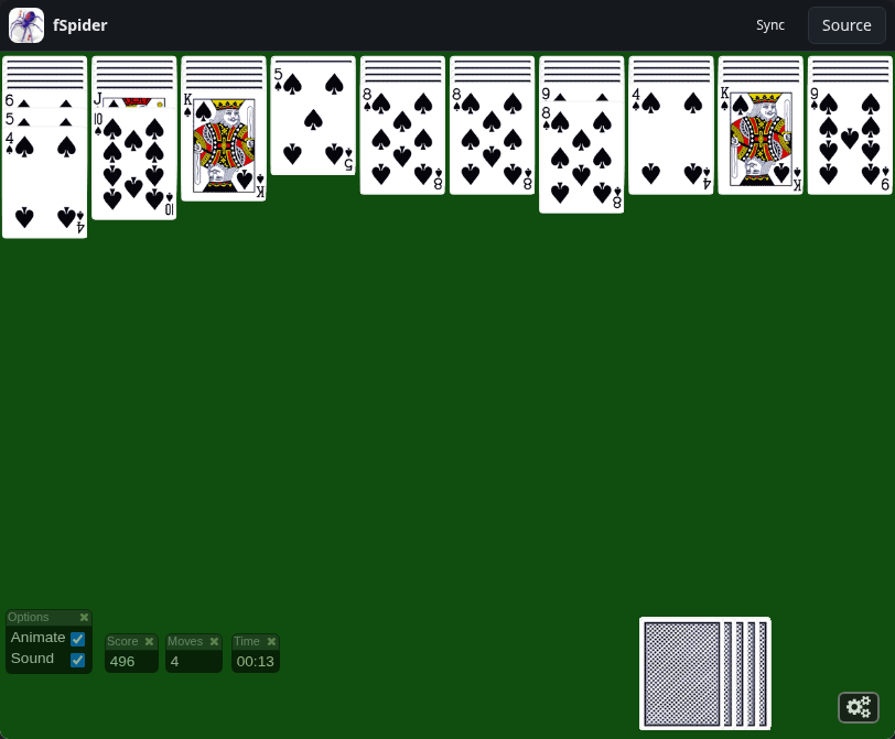 fSpider: game