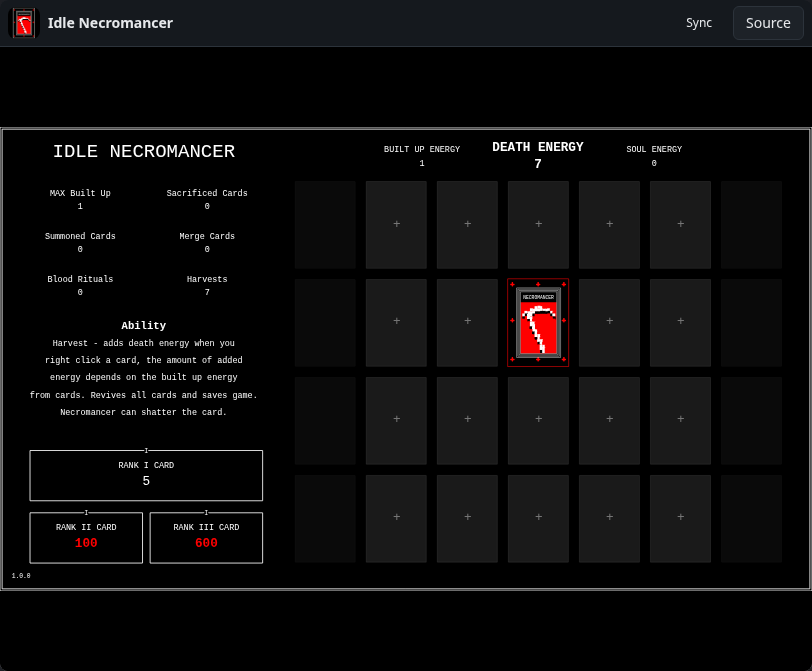 Idle Necromancer: harvest