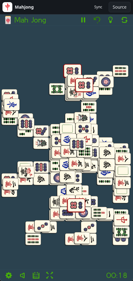 Mahjong: cleared
