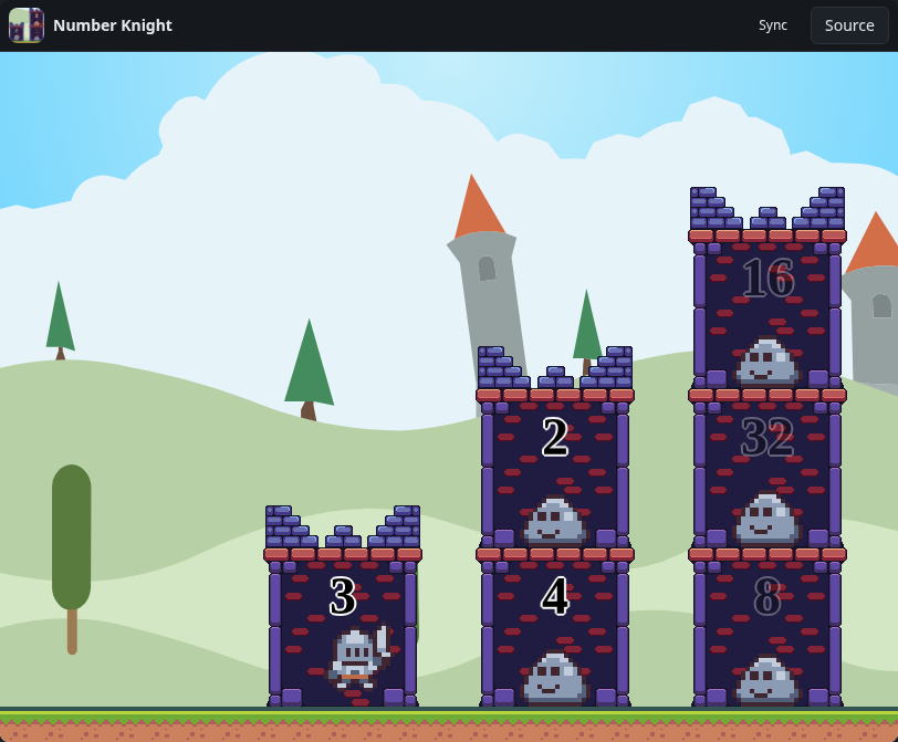 Number Knight: tower