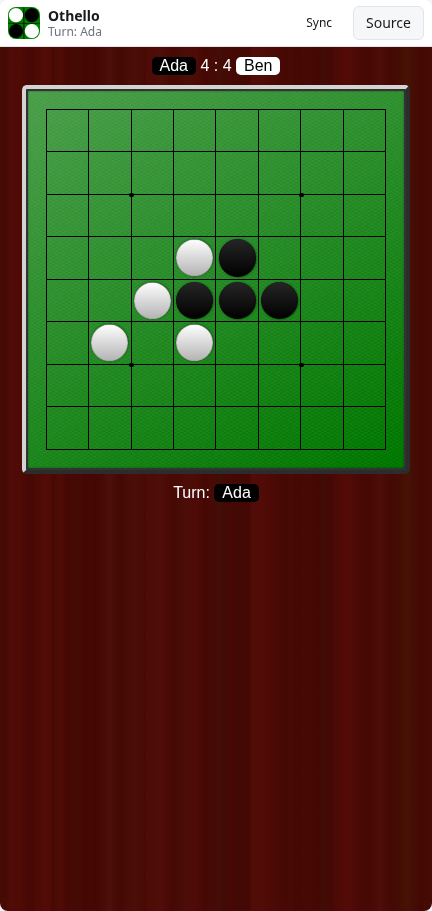 Othello: board