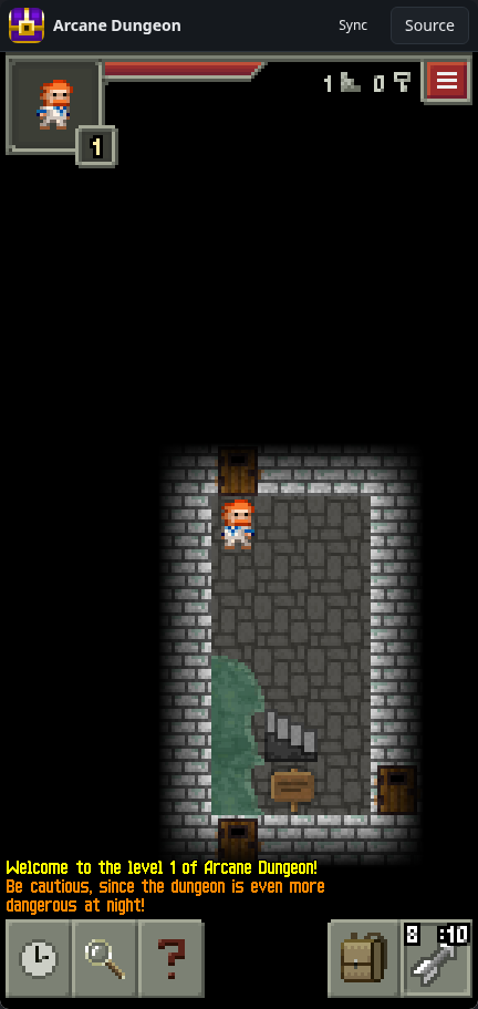 Arcane Dungeon: level 1