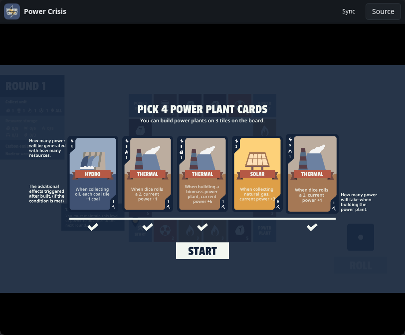 Power Crisis: cards