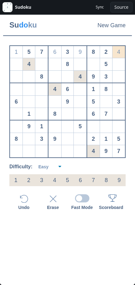Sudoku: playing