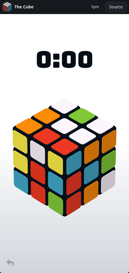 The Cube: scrambled
