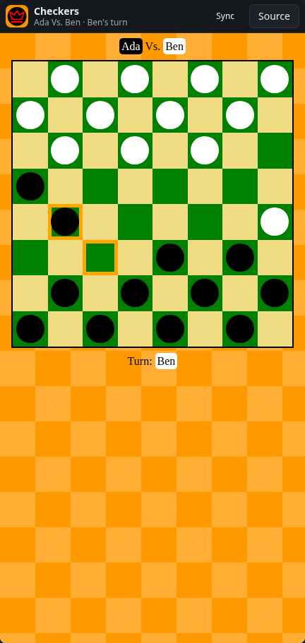 Checkers: game