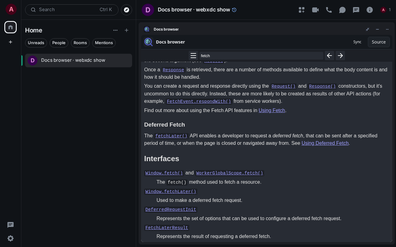 Docs browser: end 1 ada