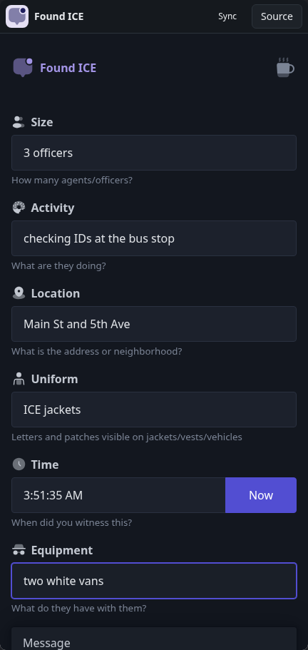 Found ICE: report