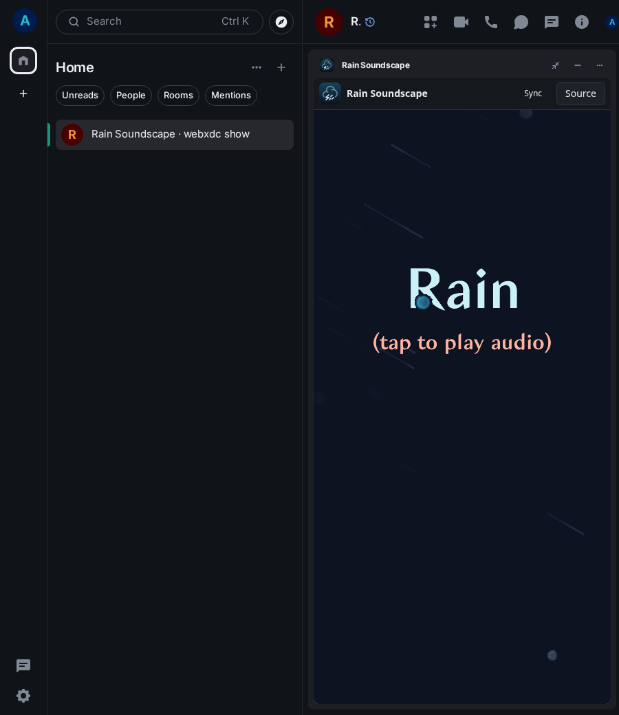 Rain Soundscape: end 1 ada