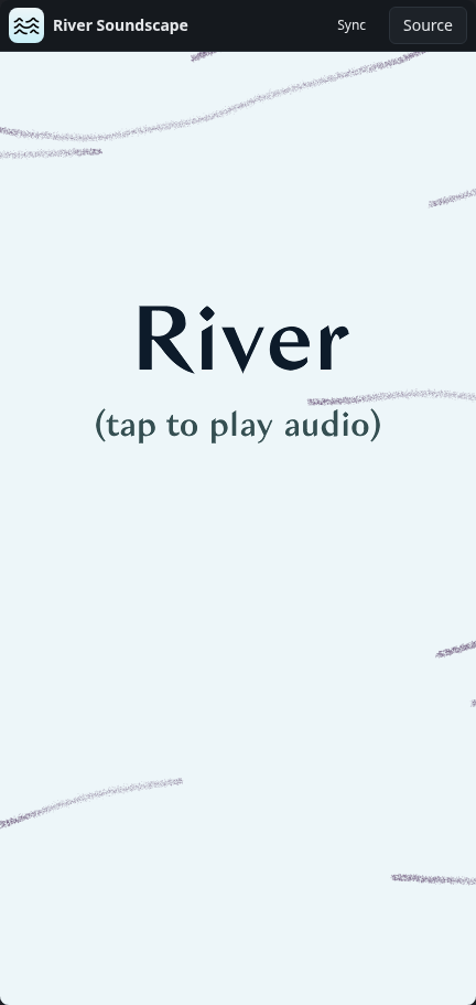 River Soundscape: start