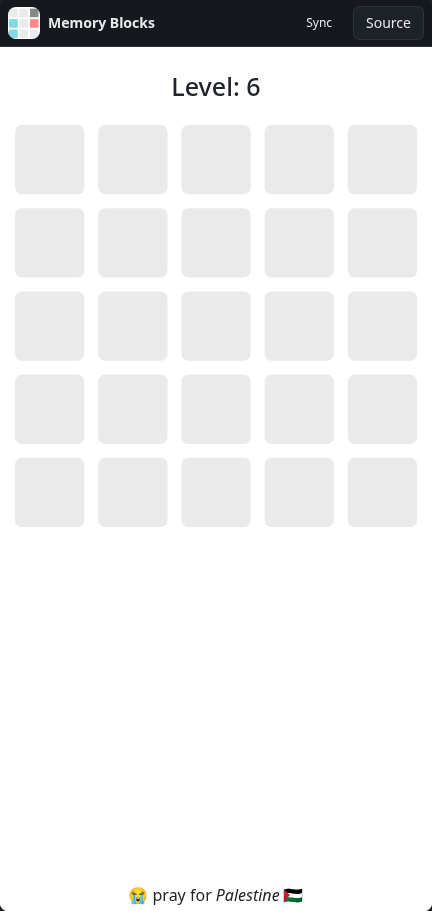 Memory Blocks: level