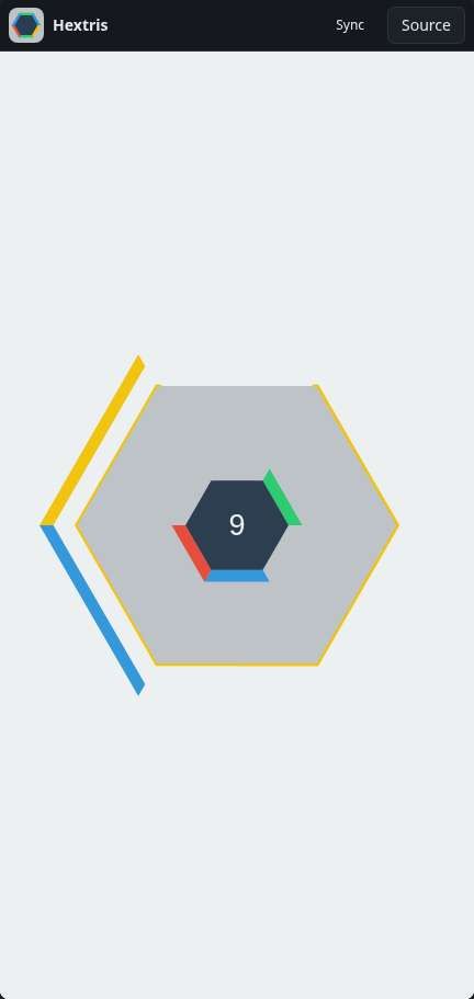 Hextris: game