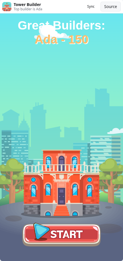 Tower Builder: highscores