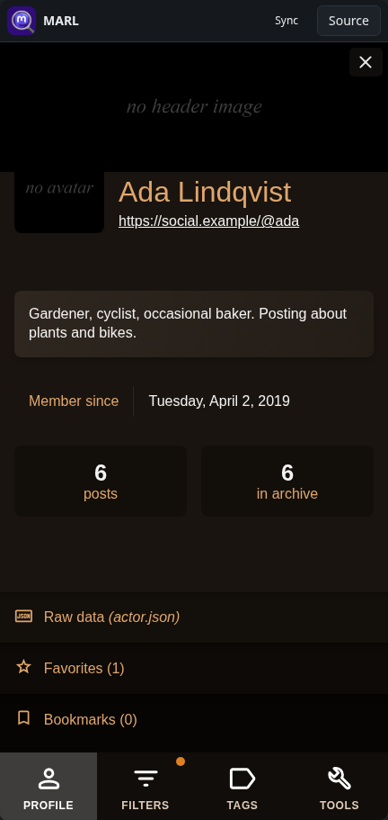 MARL: profile